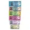 Bangladesh Specimen Banknotes , Set of 6 UNC banknotes