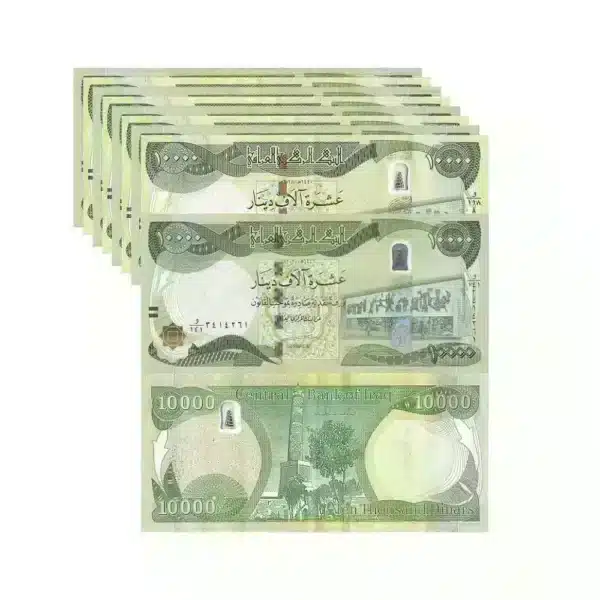 IRAQ lot 100,000 10x10,000 Dinar banknotes