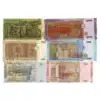 Syria Current SYP UNC CURRENCY Set featuring six denominations in mint condition