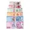 Turkey Current Complete UNC banknotes Set