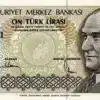 10 Turkish Lira (1970) – Front: Atatürk with children | Back: Educational theme