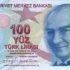 Turkey Banknotes Turkey 100 Lira UNC Banknotes - Year 2024