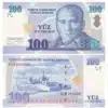 Turkey 100 New Turkish Lira Banknote – 2005 UNC Front View