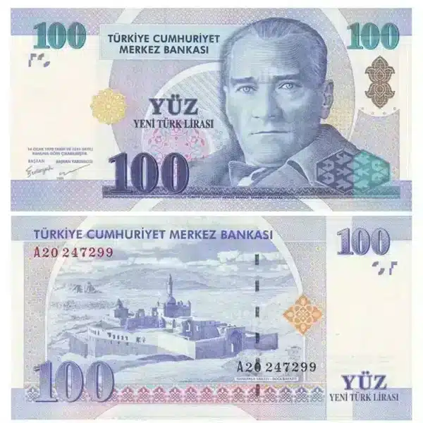 Turkey 100 YTL UNC banknote 2005