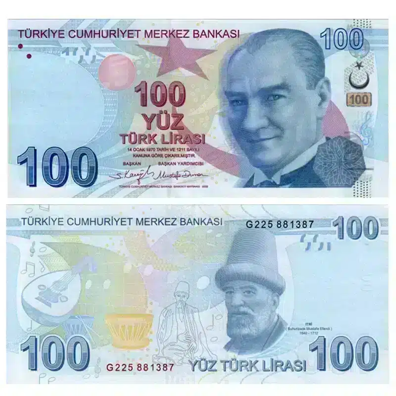 Turkey Banknotes Turkey 50 Lira UNC Banknotes - Year 2024