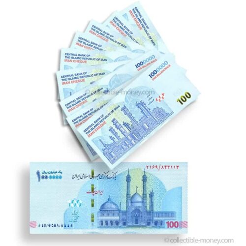 IRAN 1000000 Rial 2022 x10 UNC banknotes lot