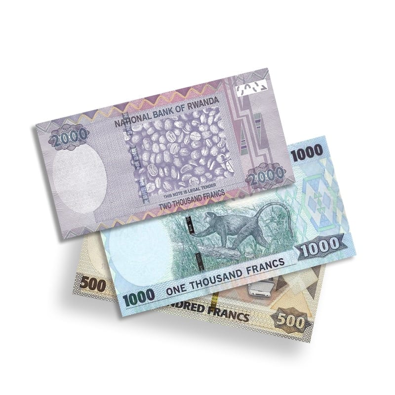 Rwanda Banknote Set 2014-2019 | 3 UNC Notes