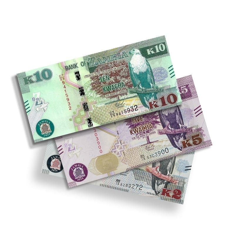 Zambia Banknote Set 2022 | 3 UNC  Notes