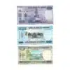 Rwanda banknotes Uncirculated set
