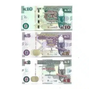 Zambia UNC Banknotes set