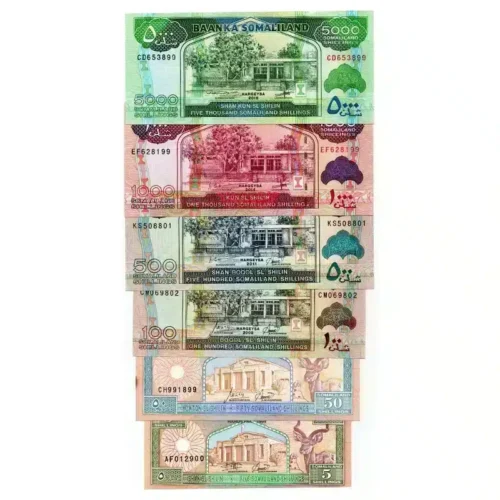 Somaliland Shilin UNC Banknotes set