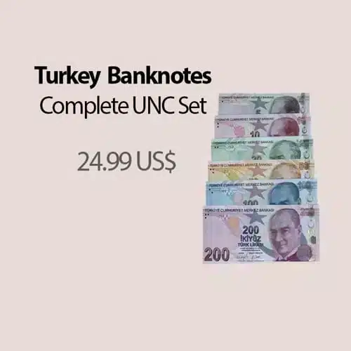 Turkey Lira Banknotes