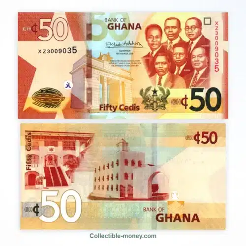 Ghana 50 Cedis UNC Banknote | 2022 | P#W49